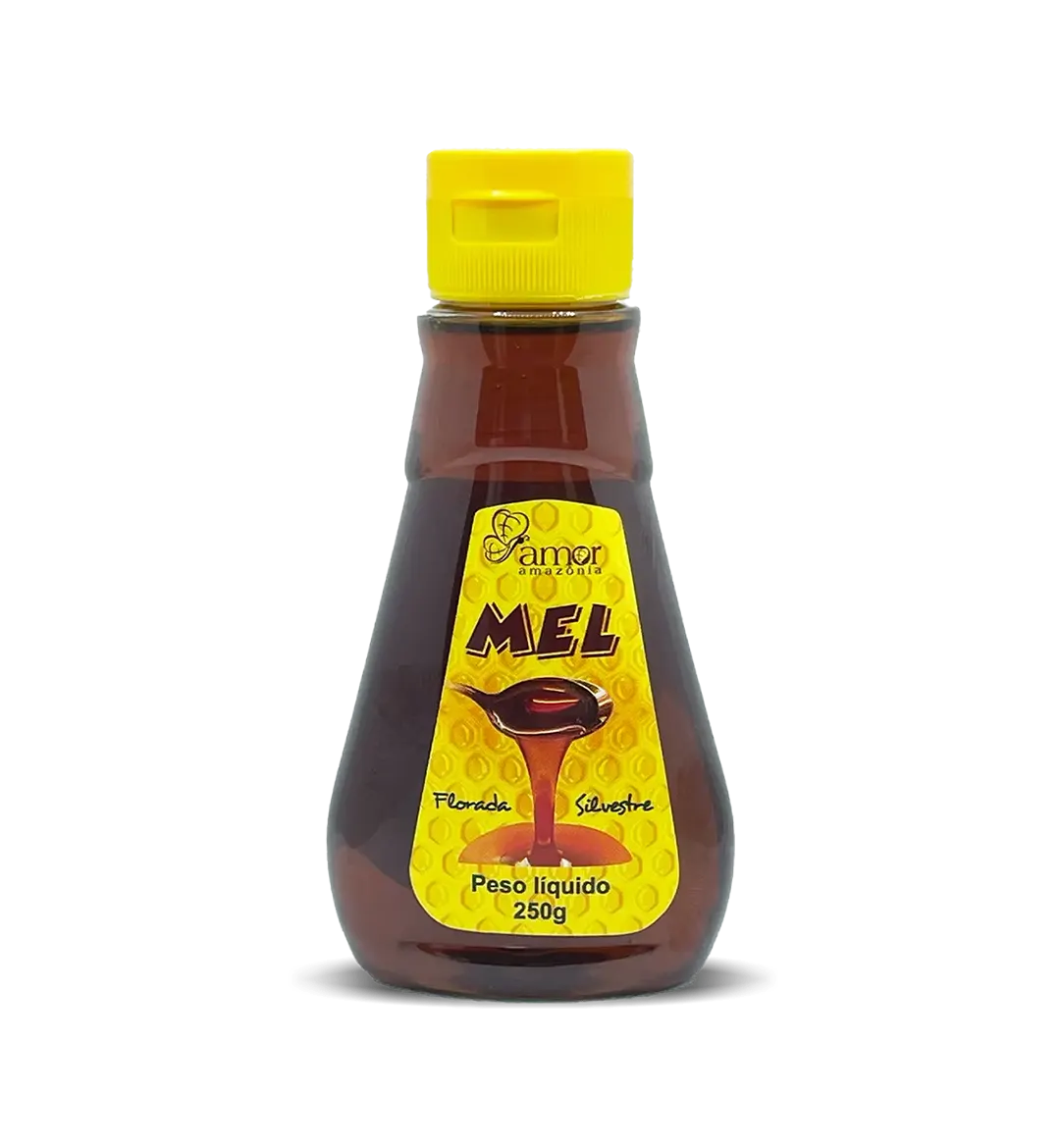 Mel Silvestre Puro Florada da Amazônia (250g) - Fonte de Energia e Nutrientes