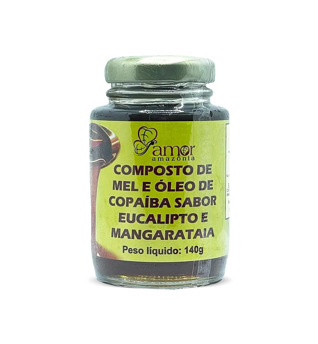 Composto de Mel e Óleo de Copaíba Sabor Eucalipto e Mangarataia (140g)