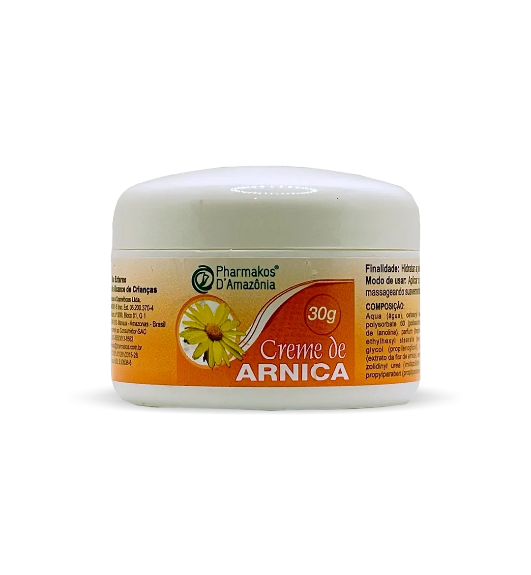 Creme de Arnica 30g: Hidratação que revigora a pele