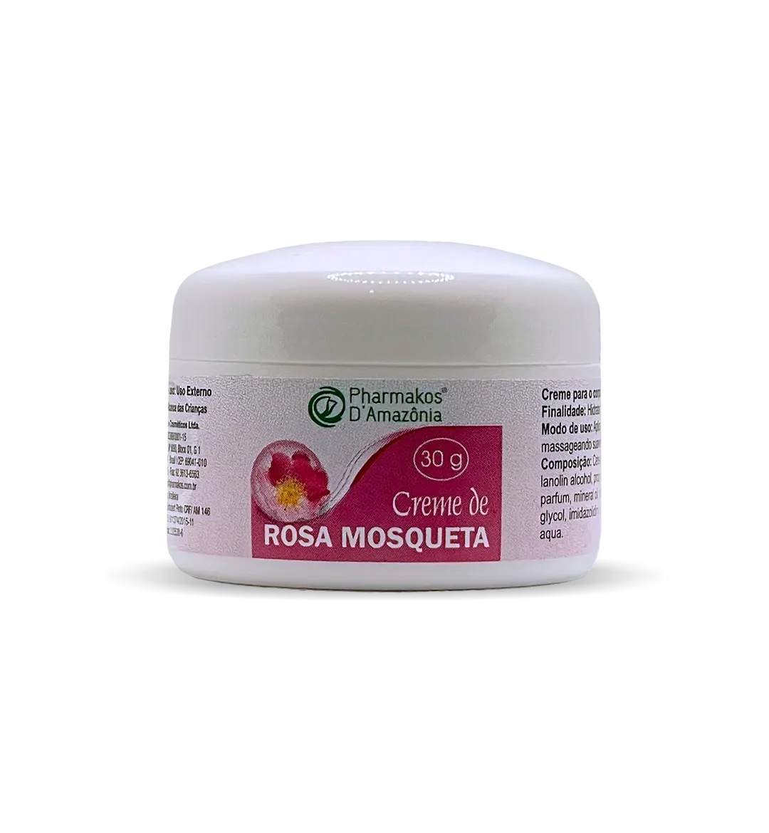 Creme de Rosa Mosqueta 30g: Hidratação que revitaliza a pele