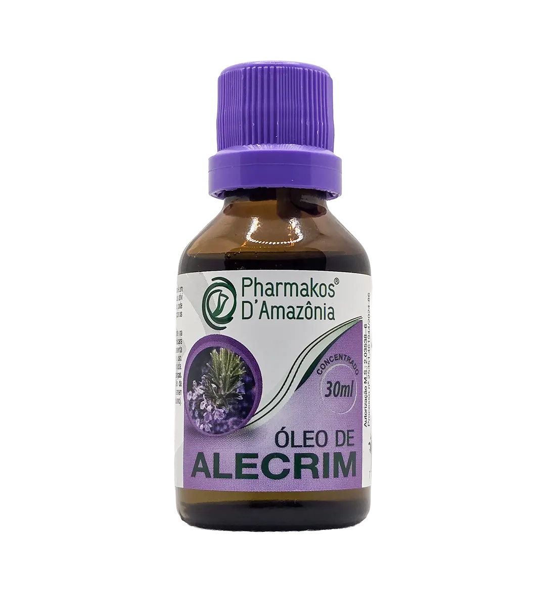 Óleo de Alecrim Concentrado 30ml – Estimulante Capilar e Bem-Estar