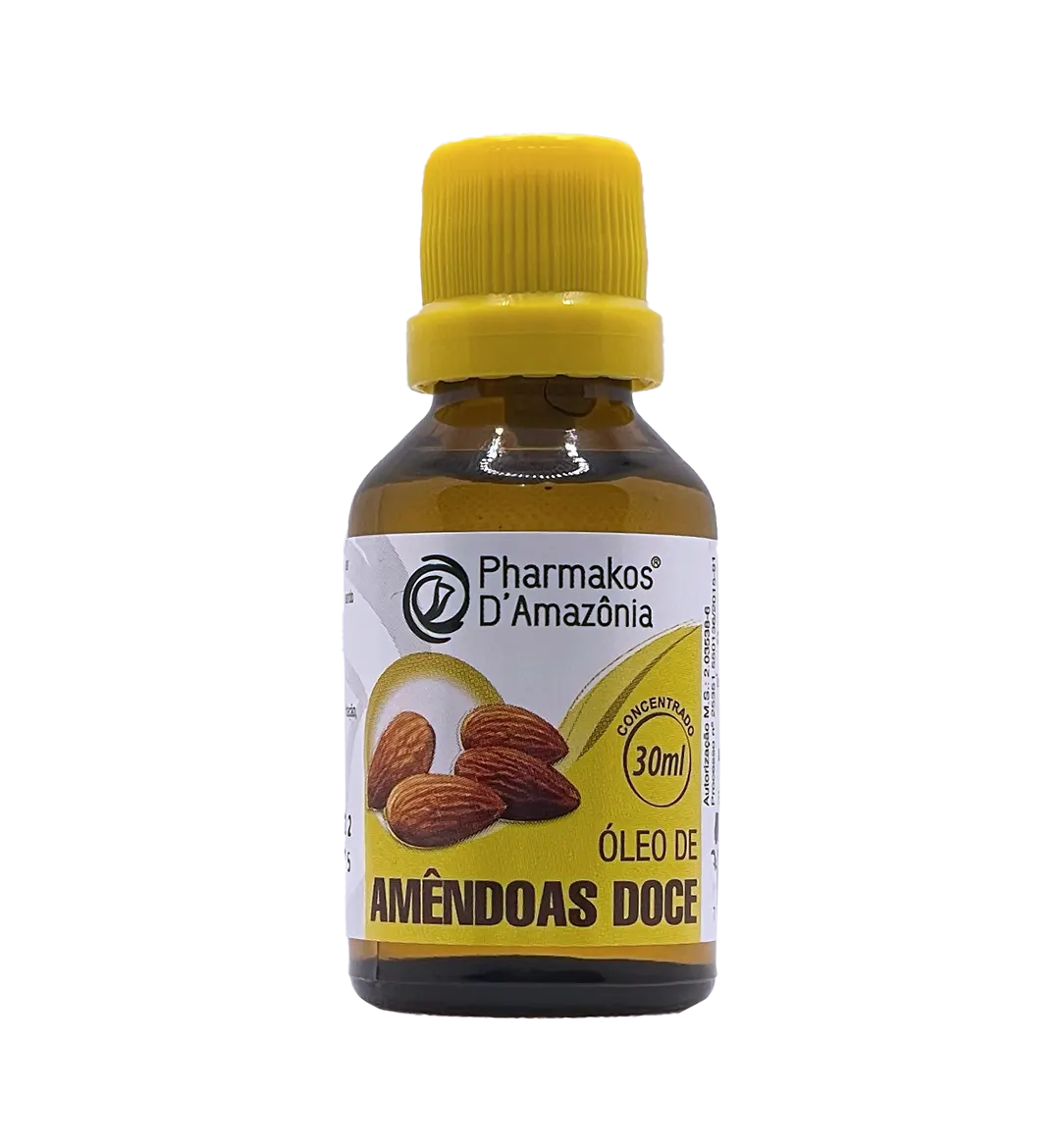 Óleo de Amêndoas Doce Concentrado 30ml – Hidratação e Elasticidade