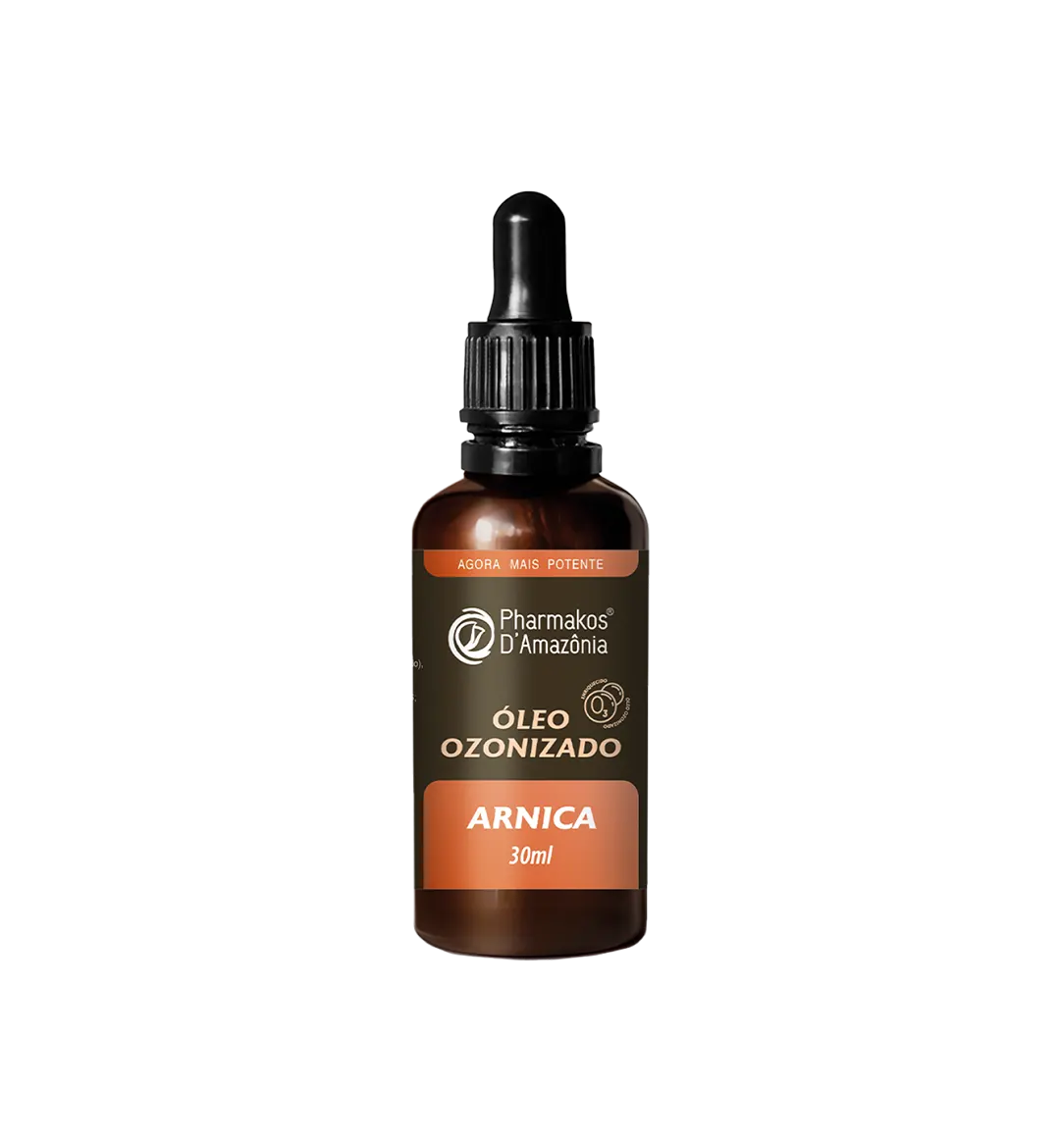 Óleo ozonizado de arnica: Massagem com toque revigorante