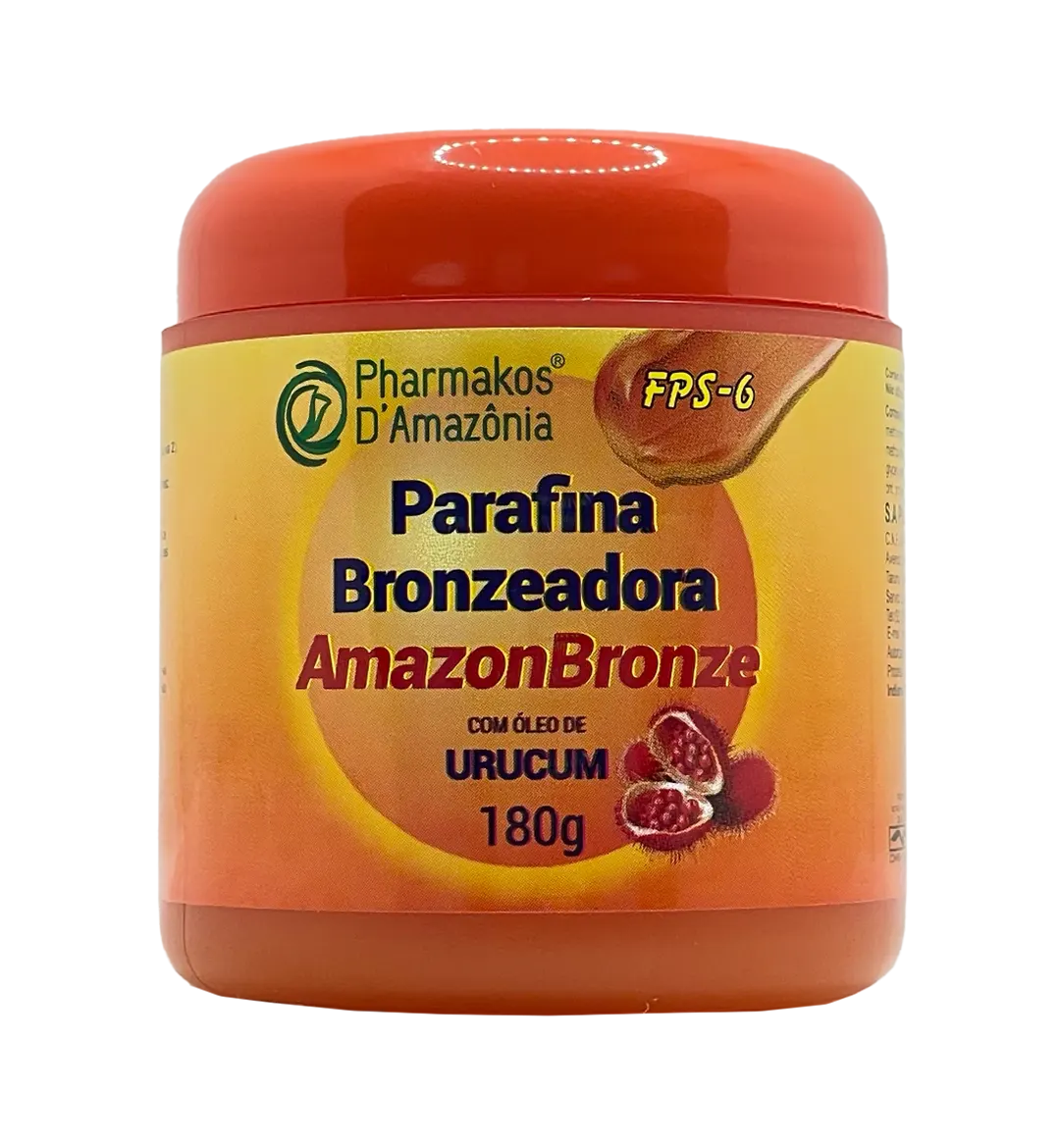Parafina Bronzeadora AmazonBronze com Óleo de Urucum FPS 6 (180g)