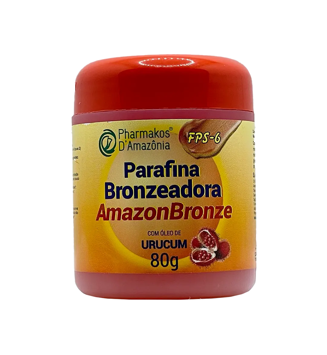 Parafina Bronzeadora AmazonBronze com Óleo de Urucum FPS 6 (80g)